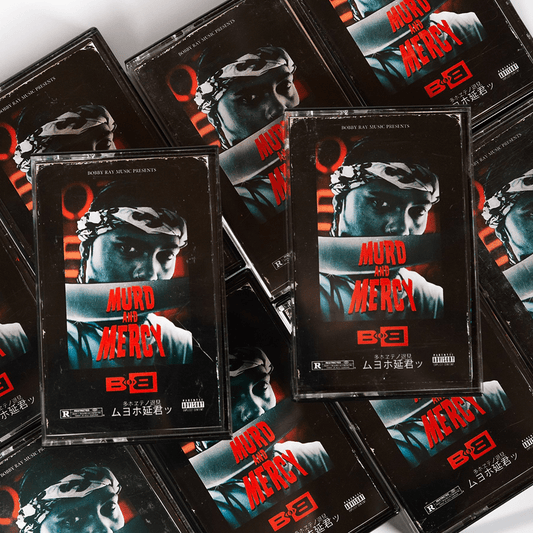 B.o.B Murd And Mercy Limited Edition Cassette - Shop Bobby Ray | the B.o.B Merch & Music Store
